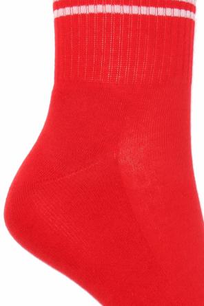 Logo-embroidered socks, zdjęcie 2 Logo-embroidered socks od Versace